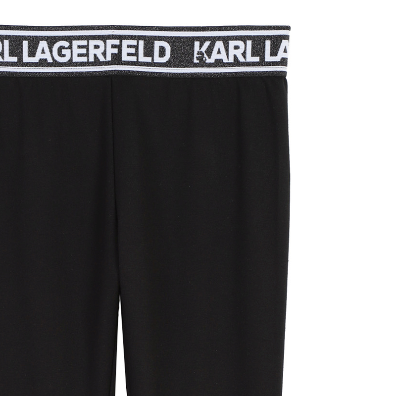 Legging met metallic taille KARL LAGERFELD KIDS 
                        GIRL