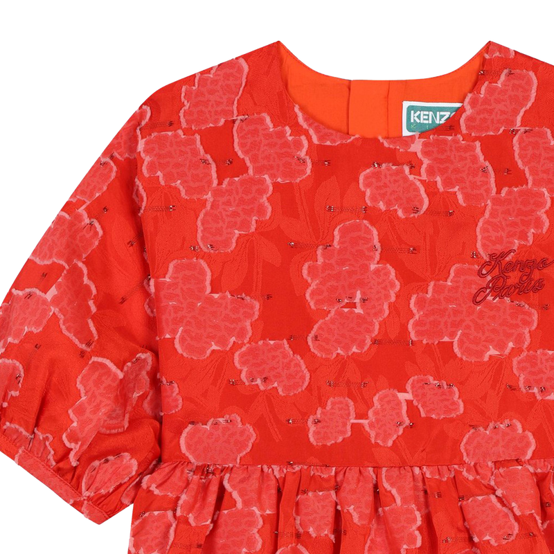 Feestelijke jurk met rits KENZO KIDS 
                        GIRL