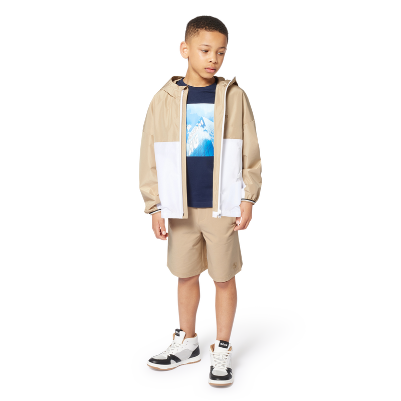 Katoenen T-shirt korte mouwen BOSS 
                        BOY