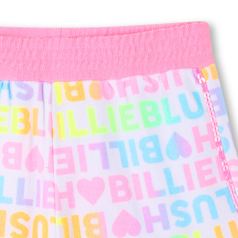 Badstoffen short met print BILLIEBLUSH 
                        GIRL