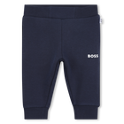 Fleece joggingbroek, MARINE, hi-res