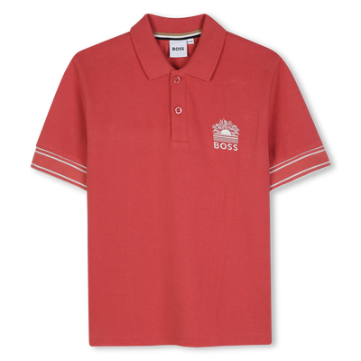 POLOSHIRT MET KORTE MOUWEN BOSS BOY