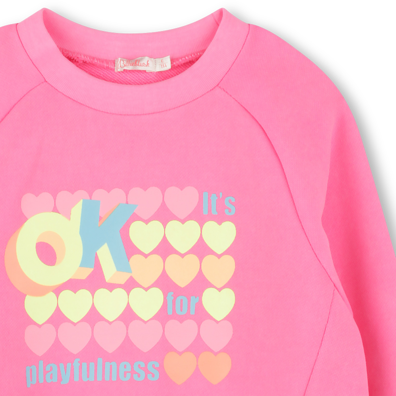 Fleece sweatshirt BILLIEBLUSH 
                        GIRL