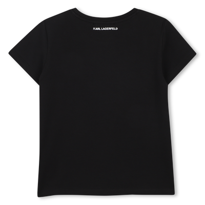 T-SHIRT ILLUSTRATIE CHOUPETTE KARL LAGERFELD KIDS GIRL