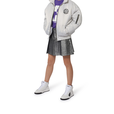 Muts van tricot met omslag DKNY GIRL