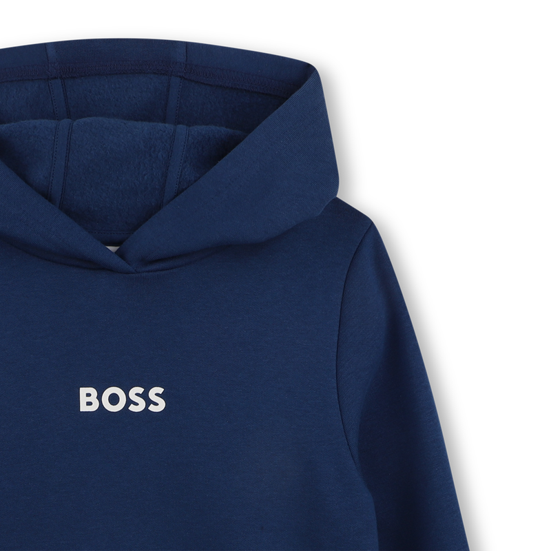 SWEATER MET KAP BOSS 
                        JONGEN