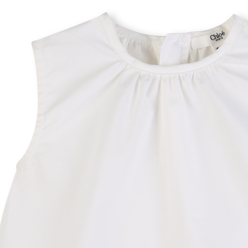 MOUWLOZE TANKTOP MET GEBORDUURDE BLOEMEN CHLOE 
                        GIRL