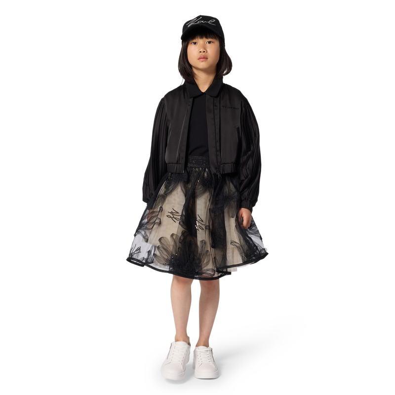 Jas met geplooide mouwen KARL LAGERFELD KIDS 
                        MEISJE