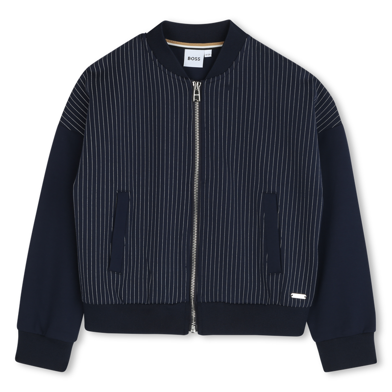 Vest met ritssluiting en zakken BOSS 
                        GIRL