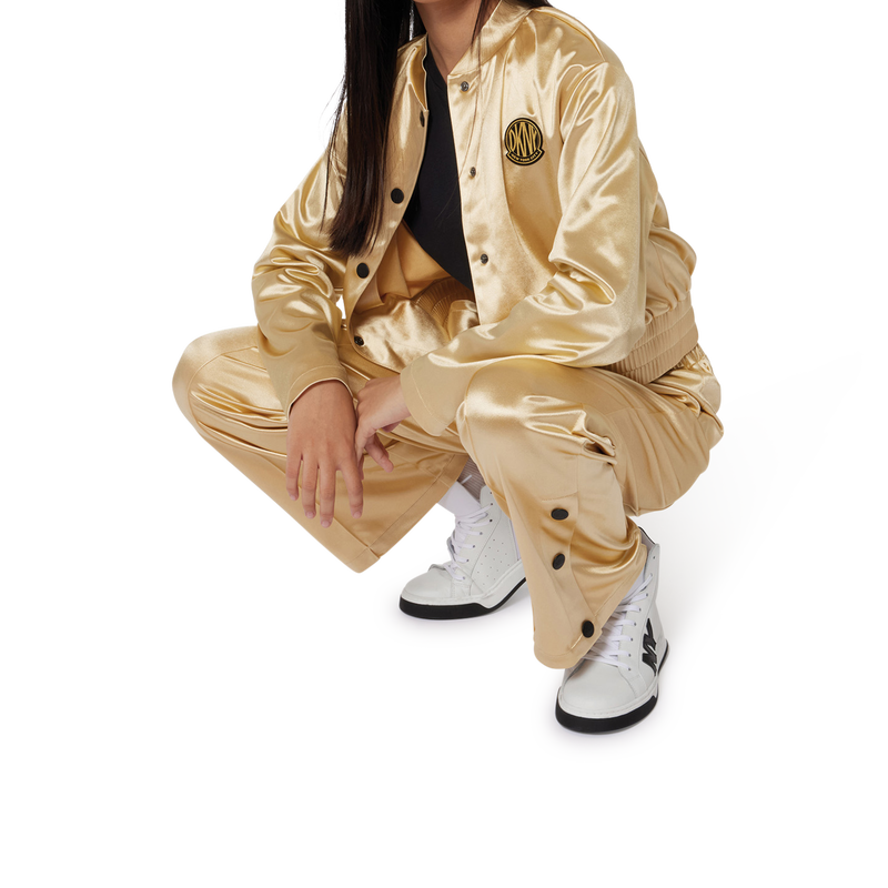 Brede glanzende broek DKNY 
                        GIRL