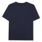 T-shirt met korte mouwen, MARINE, hi-res