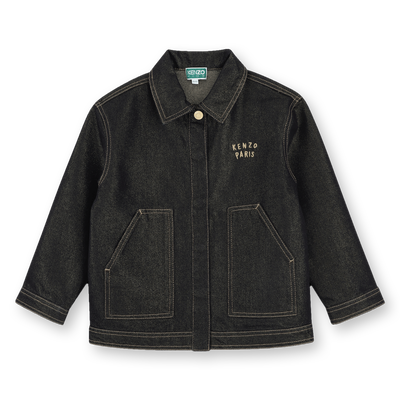 Denim jacket KENZO KIDS MEISJE