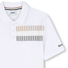 Polo met gestreepte bies BOSS 
                    BOY