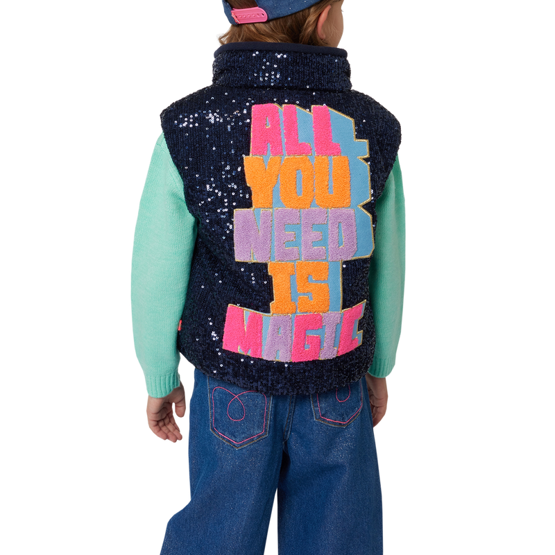 Mouwloze anorak met lovertjes BILLIEBLUSH 
                        GIRL