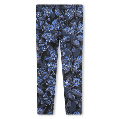 Legging met bloemen KENZO KIDS GIRL
