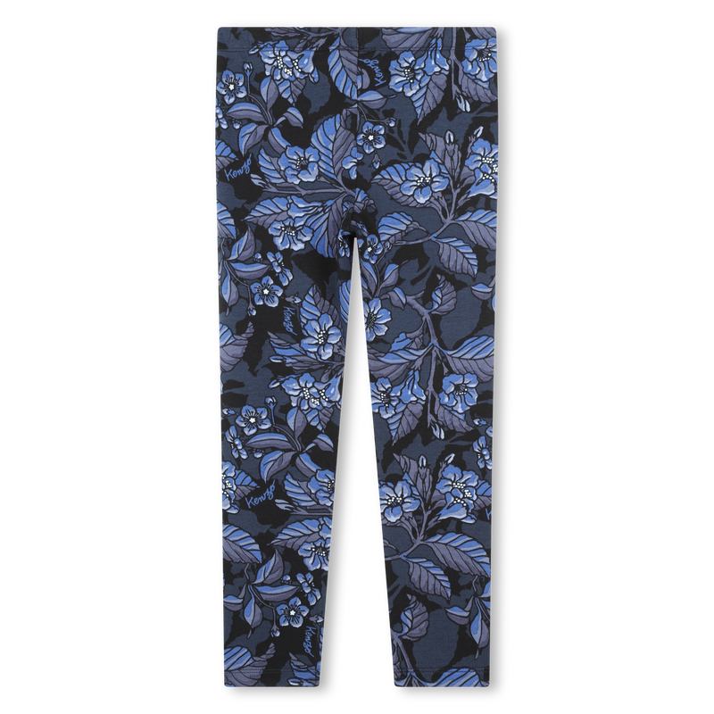 Legging met bloemen KENZO KIDS 
                        GIRL