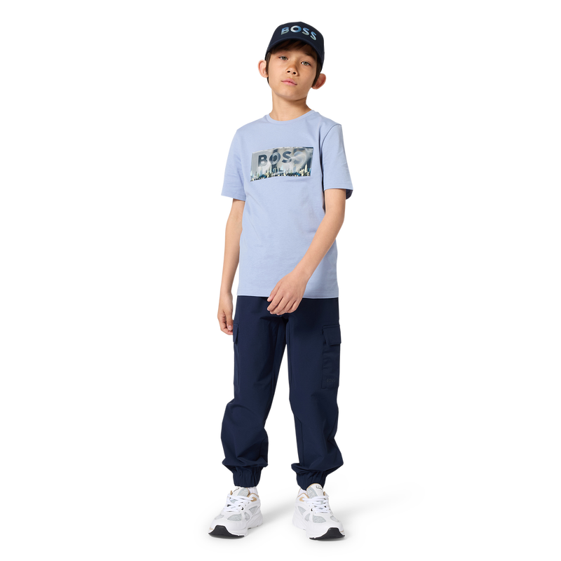 T-shirt met korte mouwen BOSS 
                        JONGEN