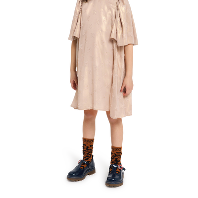 Jurk van lam&eacute;-jacquard KENZO KIDS GIRL