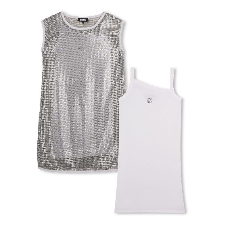 Jurk met korte mouwen DKNY 
                        GIRL