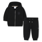 Set vest en broek, ZWART, hi-res