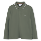 Poloshirt met lange mouwen, LINDE, hi-res