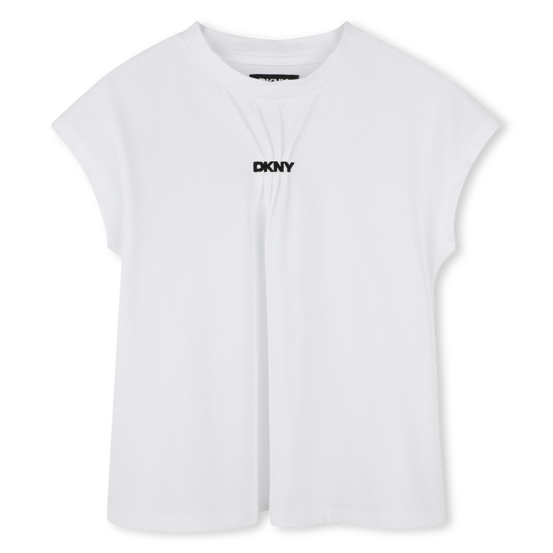 Soepel T-shirt van katoen DKNY 
                        GIRL