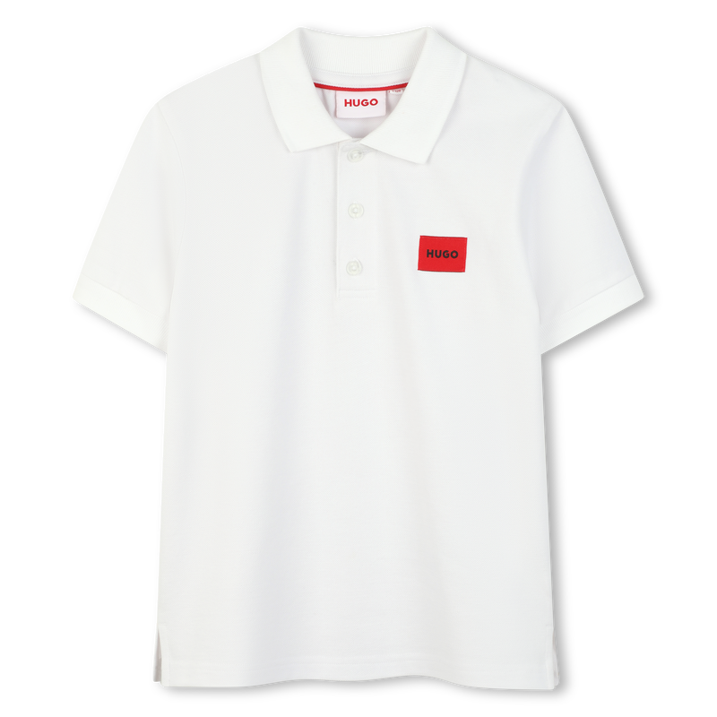 POLOSHIRT MET KORTE MOUWEN HUGO 
                        BOY