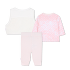 Broek, vest en T-shirt set BOSS 
                    GIRL