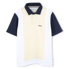 Katoenen polo met korte mouwen BOSS 
                    BOY