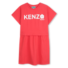 Jurk met print KENZO KIDS 
                    GIRL
