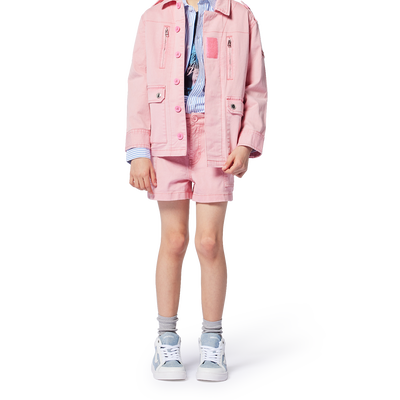 Afgewassen geborduurde short ZADIG VOLTAIRE GIRL