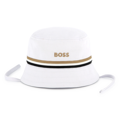 Geborduurd hoedje met koordjes BOSS BOY
