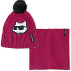 Hoed + nekwarmer set KARL LAGERFELD KIDS 
                    GIRL