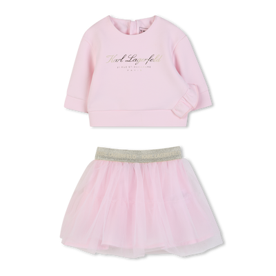 SET SWEATSHIRT EN ROK KARL LAGERFELD KIDS GIRL