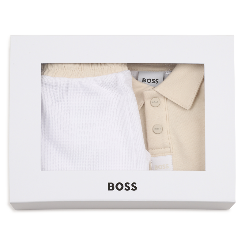 POLO + KORTE BROEK SET BOSS 
                        BOY