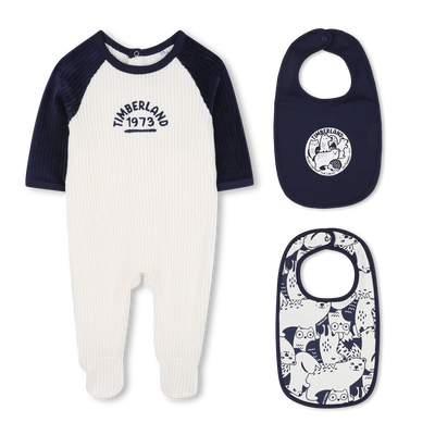 Bedrukte pyjama en twee slabbetjes TIMBERLAND BOY