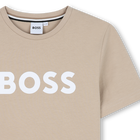 Katoenen T-shirt korte mouwen BOSS 
                    BOY