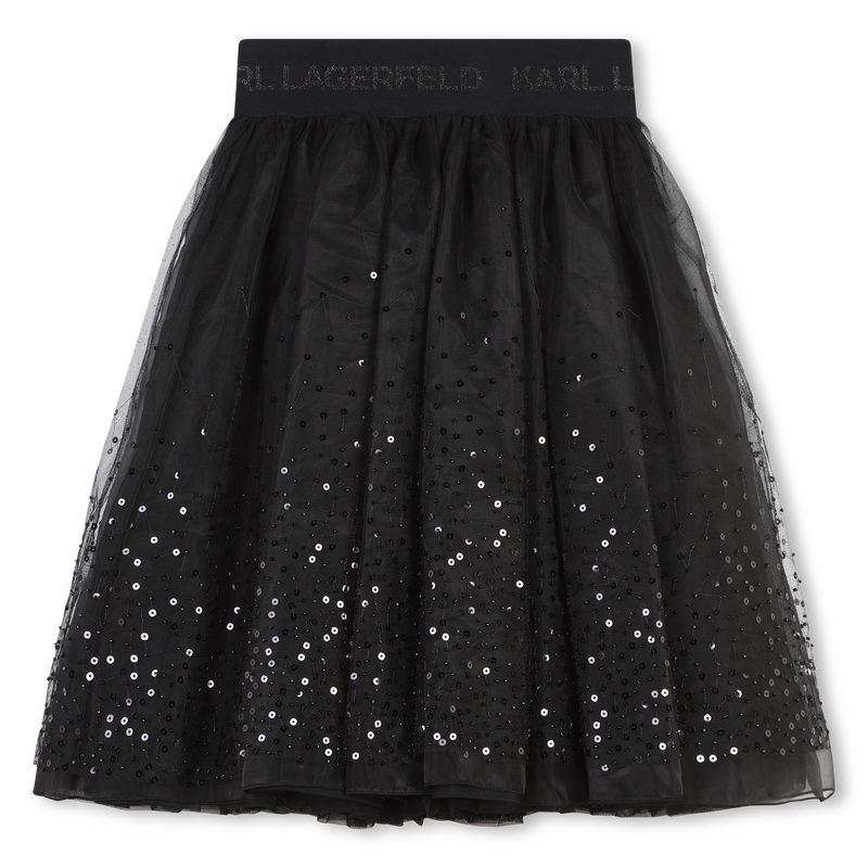 Rok van tule met lovertjes KARL LAGERFELD KIDS 
                        GIRL