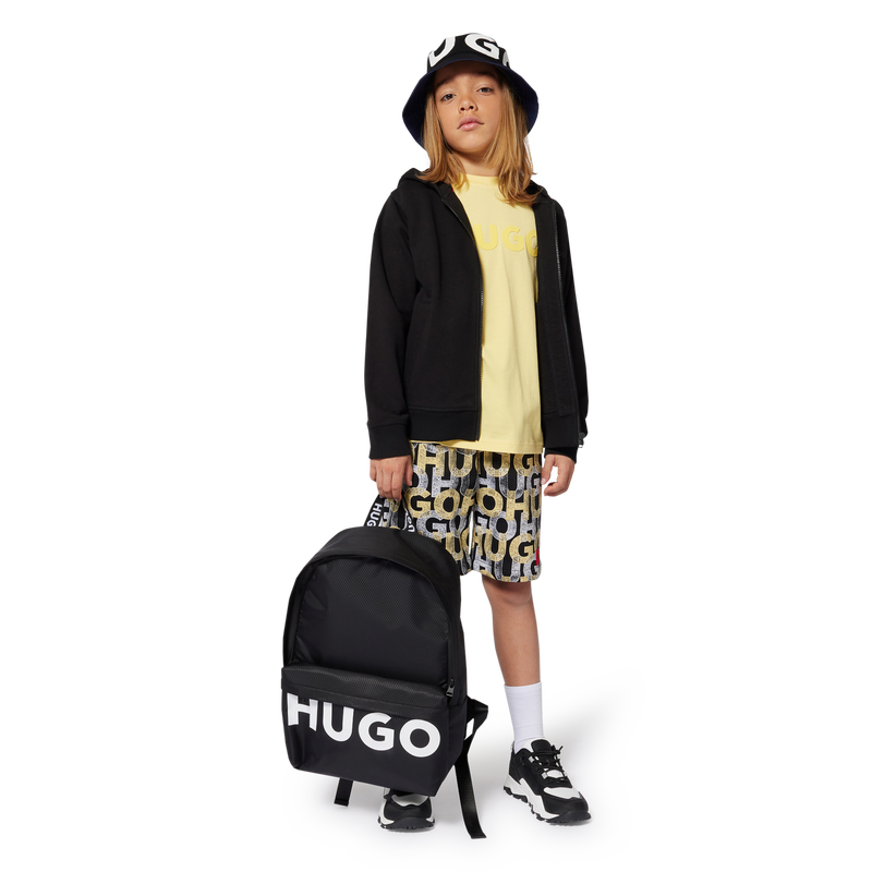 Fleece joggingbermuda HUGO 
                        BOY