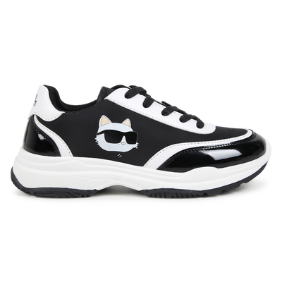 Sneakers met veters KARL LAGERFELD KIDS GIRL