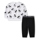 Set sweatshirt en broek KARL LAGERFELD KIDS 
                    GIRL