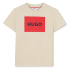 Katoenen T-shirt, korte mouwen HUGO 
                    BOY