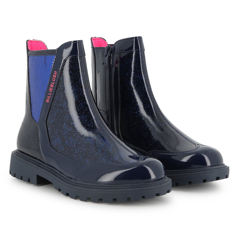 Enkellaarsjes met pailletten BILLIEBLUSH 
                        GIRL