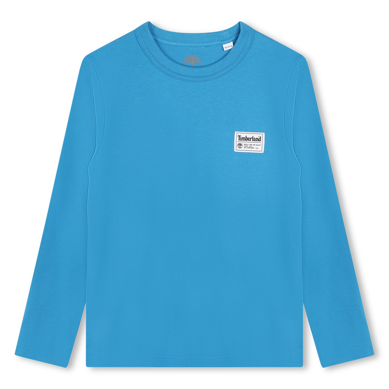 Effen T-shirt met label TIMBERLAND 
                        BOY