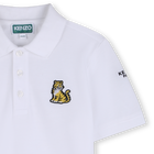 Poloshirt met badge en borduursel KENZO KIDS 
                    UNISEX