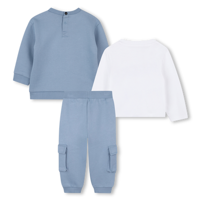 Set sweatshirt, broek en t-shirt KARL LAGERFELD KIDS BOY
