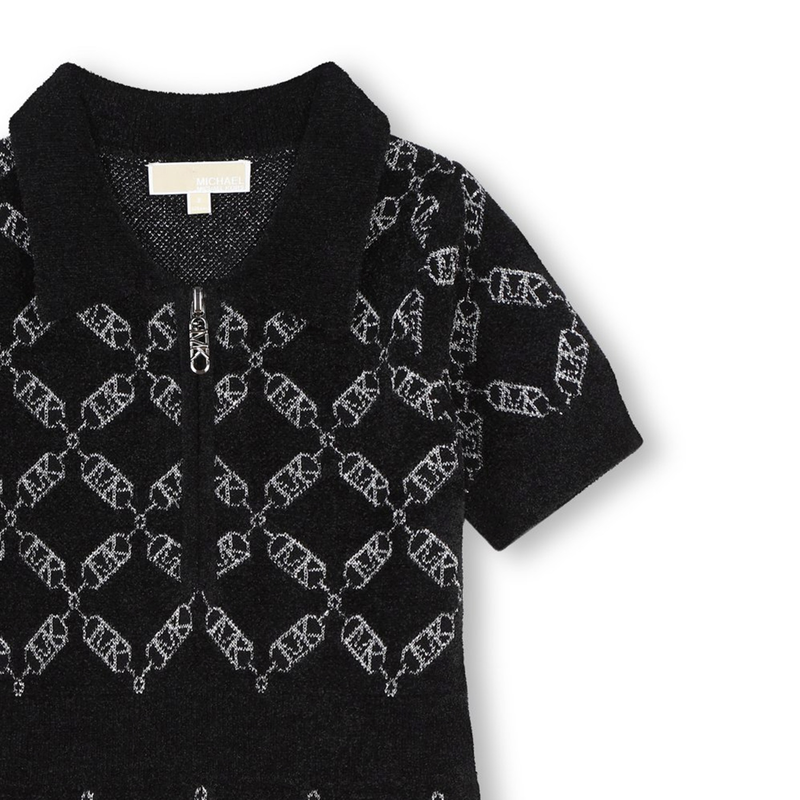 Gebreide jurk met korte mouwen MICHAEL KORS 
                        GIRL