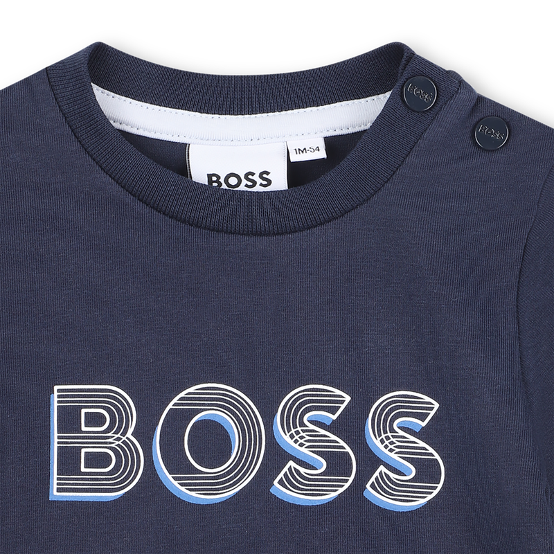 T-shirt met logoprint BOSS 
                        BOY
