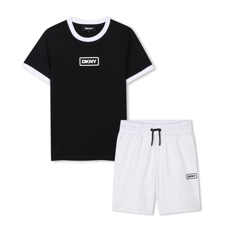Set T-shirt en bermuda DKNY 
                        BOY