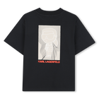Zwaar katoenen jersey T-shirt KARL LAGERFELD KIDS 
                    BOY